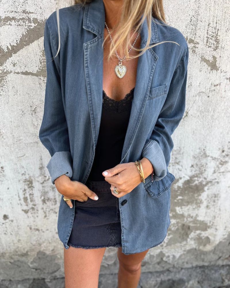 Amy | Casual Denim Blazer