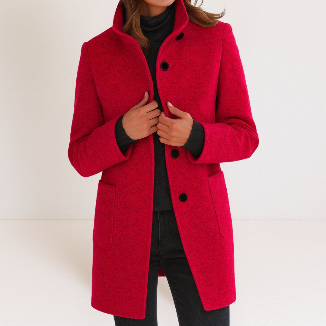 Charlotte Luxe™ | Refined Button-Up Coat